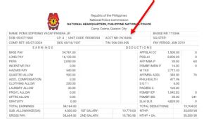 pnp finance payslip|Iba pa.